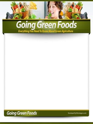 cover image of Going Green Foods